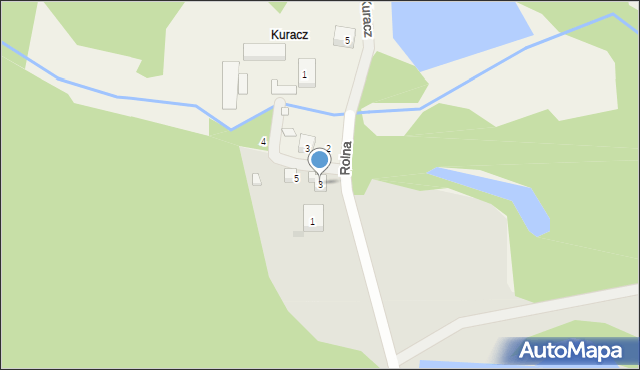 Pobiedziska, Rolna, 3, mapa Pobiedziska