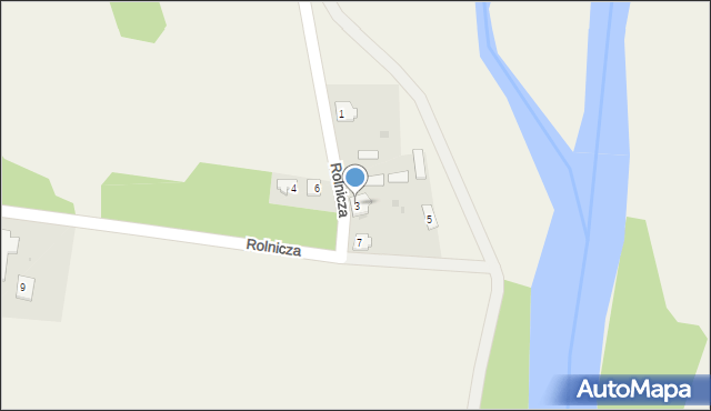 Pomiechowo, Rolnicza, 3, mapa Pomiechowo