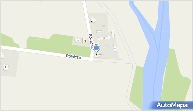 Pomiechowo, Rolnicza, 7, mapa Pomiechowo