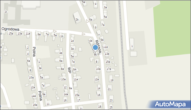 Porajów, Różana, 6c, mapa Porajów