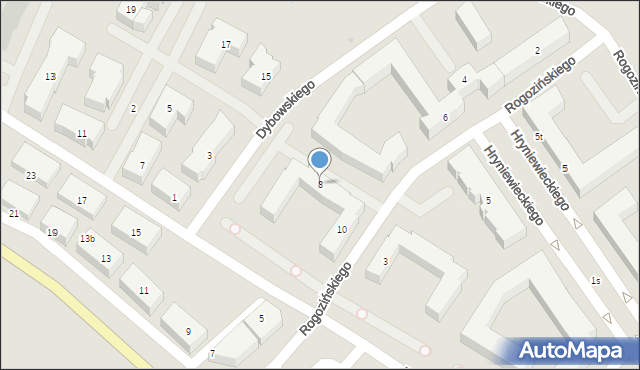 Pruszcz Gdański, Rogozińskiego Stefana, 8, mapa Pruszcz Gdański