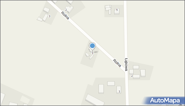 Przecław, Rolna, 1, mapa Przecław