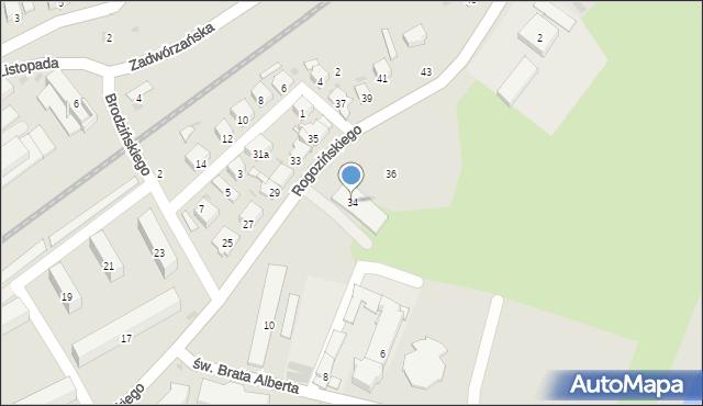 Przemyśl, Rogozińskiego Stefana, 34, mapa Przemyśla
