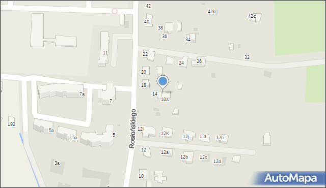 Przemyśl, Rosłońskiego Romualda, 16, mapa Przemyśla