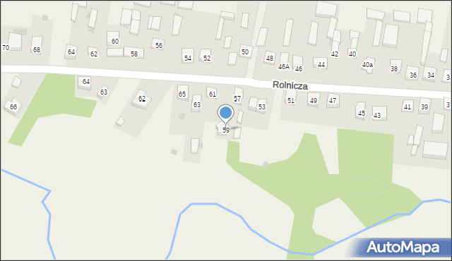 Przygłów, Rolnicza, 59, mapa Przygłów