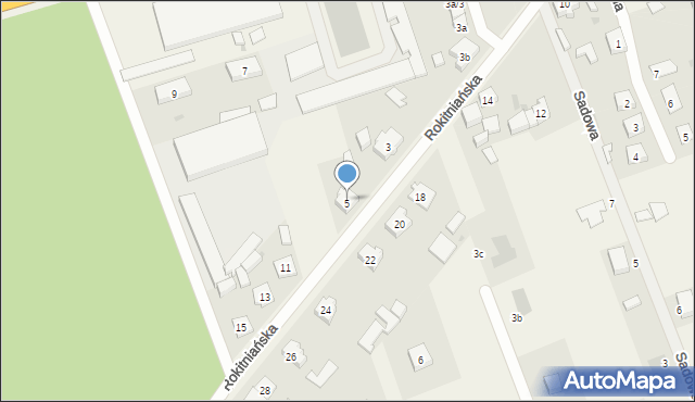 Przytoczna, Rokitniańska, 5, mapa Przytoczna