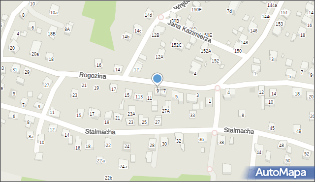 Radlin, Rogozina Piotra Iwanowicza, mjr., 9, mapa Radlin