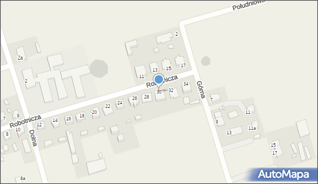 Rakowiec, Robotnicza, 30, mapa Rakowiec