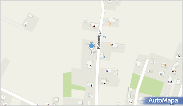 Raszczyce, Robotnicza, 7, mapa Raszczyce