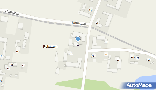 Robaczyn, Robaczyn, 30, mapa Robaczyn