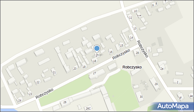 Robczysko, Robczysko, 17, mapa Robczysko