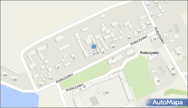 Robczysko, Robczysko, 20, mapa Robczysko