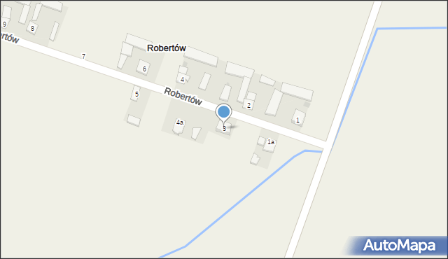 Robertów, Robertów, 3, mapa Robertów