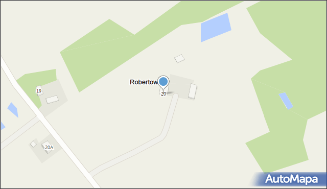 Robertowo, Robertowo, 20, mapa Robertowo