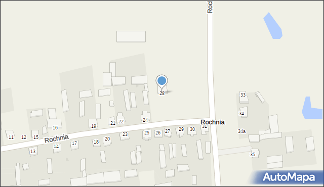 Rochnia, Rochnia, 28, mapa Rochnia