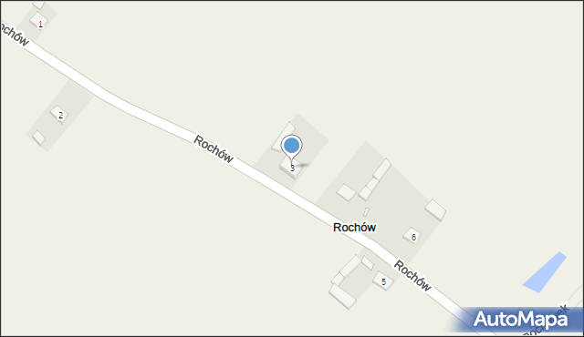 Rochów, Rochów, 3, mapa Rochów