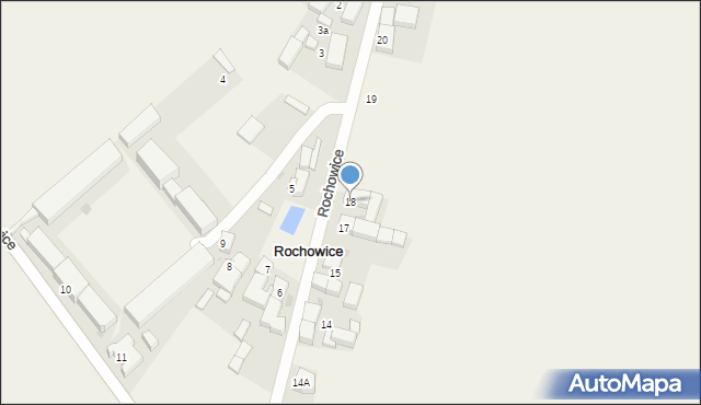 Rochowice, Rochowice, 18, mapa Rochowice