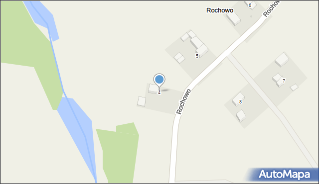 Rochowo, Rochowo, 4, mapa Rochowo