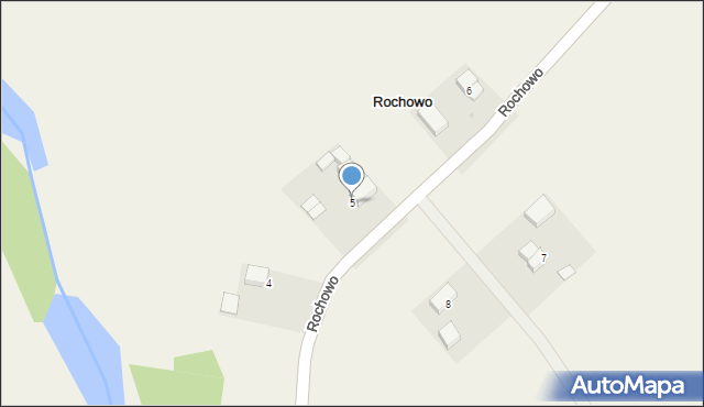 Rochowo, Rochowo, 5, mapa Rochowo