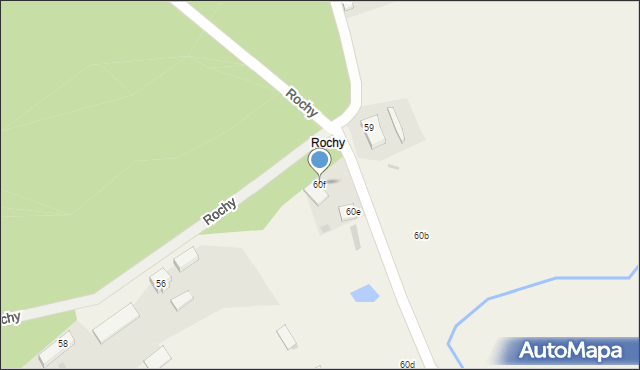 Rochy, Rochy, 60f, mapa Rochy