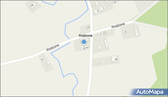 Rodzone, Rodzone, 11, mapa Rodzone