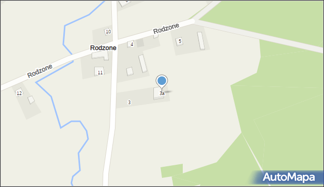 Rodzone, Rodzone, 3a, mapa Rodzone