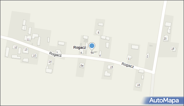 Rogacz, Rogacz, 5A, mapa Rogacz