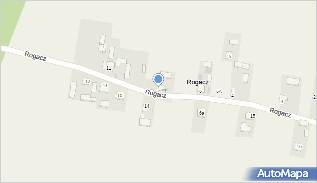 Rogacz, Rogacz, 7, mapa Rogacz