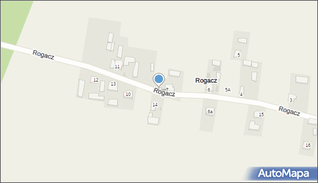 Rogacz, Rogacz, 8, mapa Rogacz