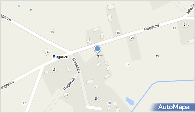 Rogacze, Rogacze, 28, mapa Rogacze