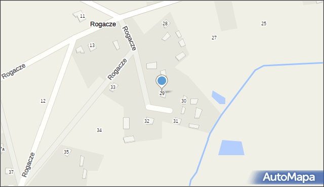 Rogacze, Rogacze, 29, mapa Rogacze