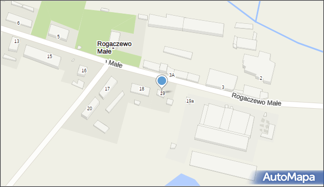 Rogaczewo Małe, Rogaczewo Małe, 19, mapa Rogaczewo Małe