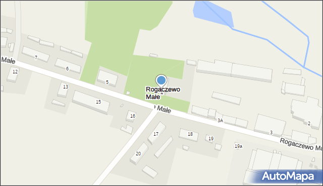 Rogaczewo Małe, Rogaczewo Małe, 4, mapa Rogaczewo Małe