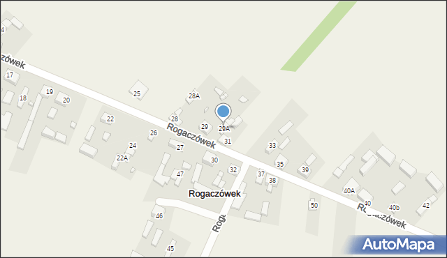 Rogaczówek, Rogaczówek, 29A, mapa Rogaczówek