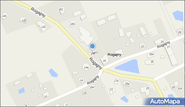 Rogajny, Rogajny, 16B, mapa Rogajny