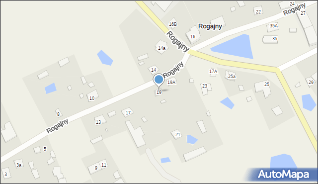 Rogajny, Rogajny, 19, mapa Rogajny