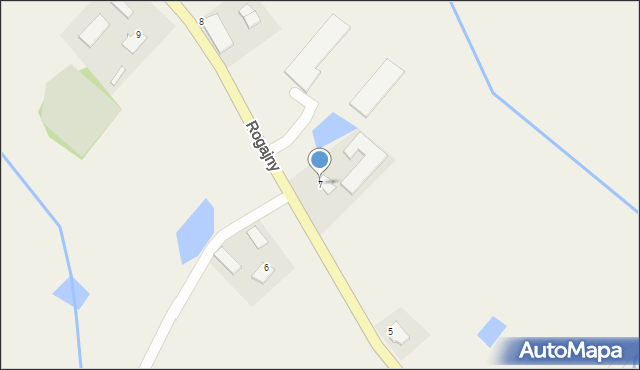 Rogajny, Rogajny, 7, mapa Rogajny