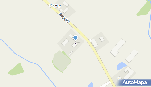 Rogajny, Rogajny, 9, mapa Rogajny