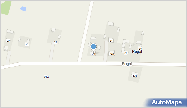 Rogal, Rogal, 23, mapa Rogal