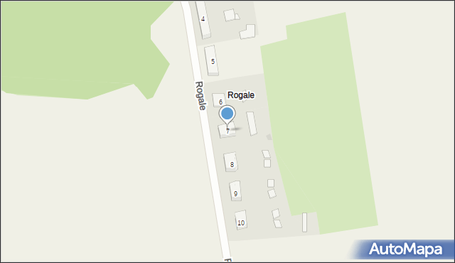 Rogale, Rogale, 7, mapa Rogale