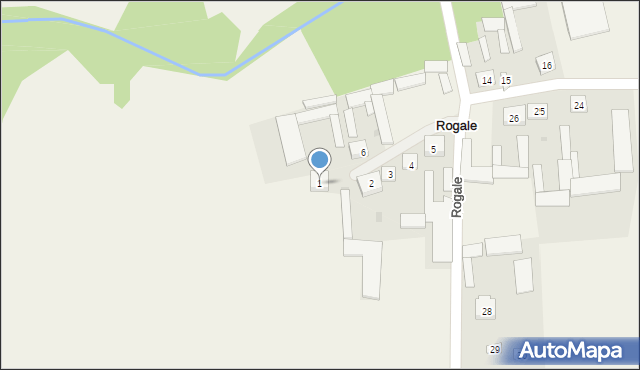 Rogale, Rogale, 1, mapa Rogale