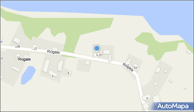 Rogale, Rogale, 7, mapa Rogale