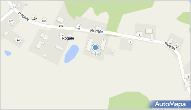 Rogale, Rogale, 9, mapa Rogale