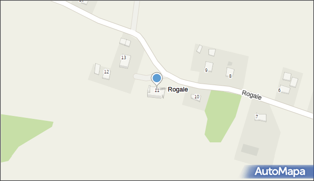 Rogale, Rogale, 11, mapa Rogale