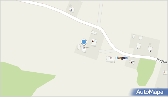 Rogale, Rogale, 12, mapa Rogale