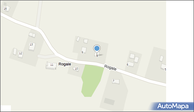 Rogale, Rogale, 8, mapa Rogale