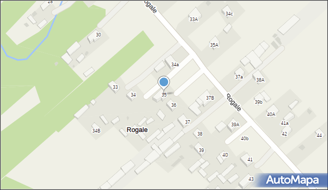 Rogale, Rogale, 35, mapa Rogale