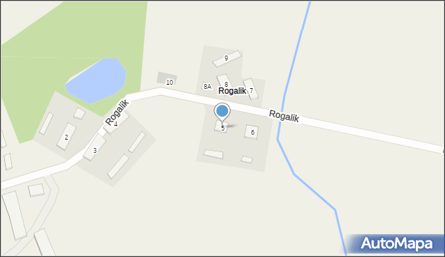 Rogalik, Rogalik, 5, mapa Rogalik