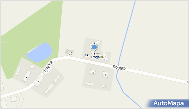 Rogalik, Rogalik, 8, mapa Rogalik