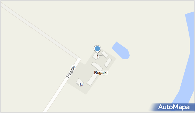 Rogalki, Rogalki, 3, mapa Rogalki